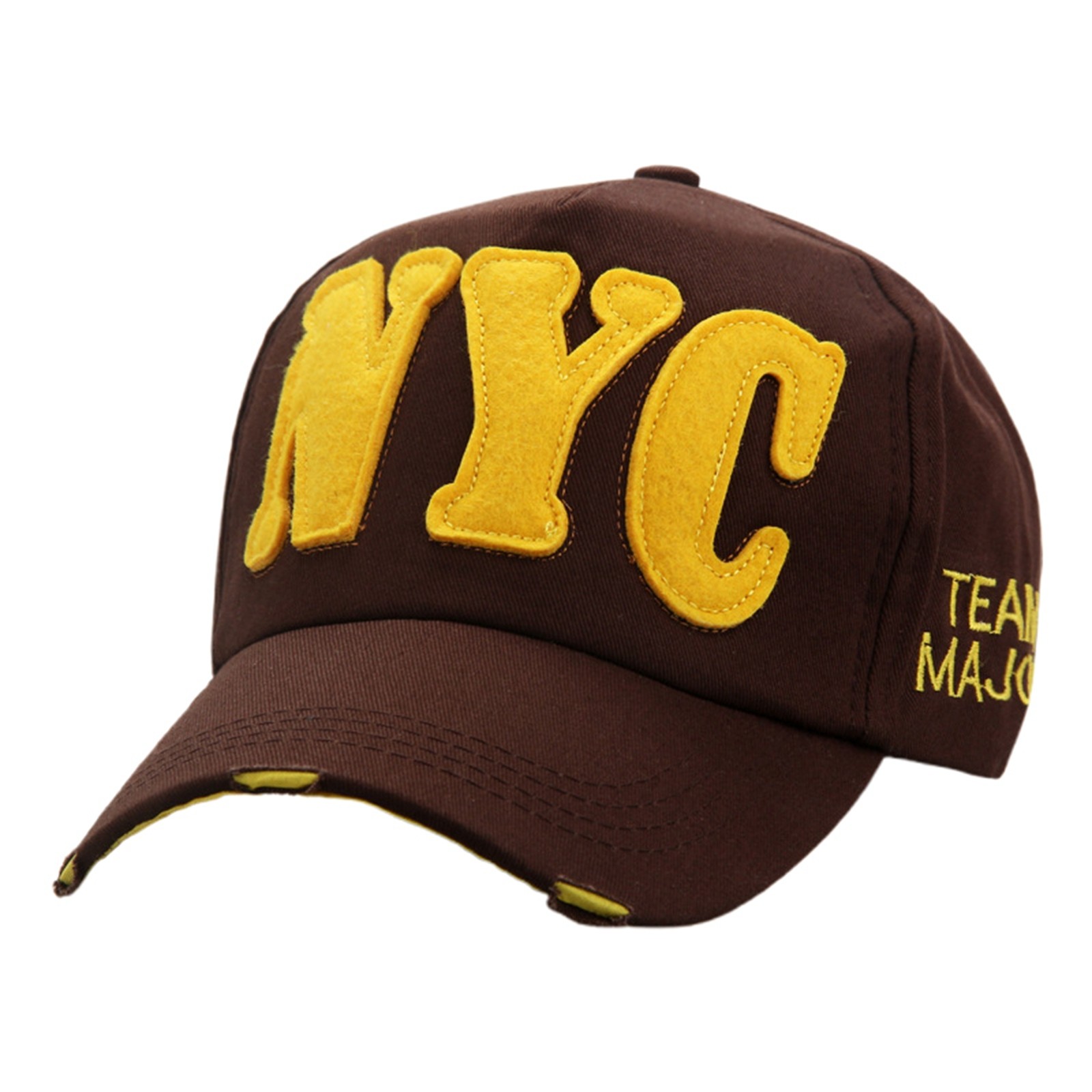 thumbnail image 1 of Gorra de béisbol unisex con letras NYC: gorra ajustable para deportes de primavera-verano y ropa informal, 1 of 4